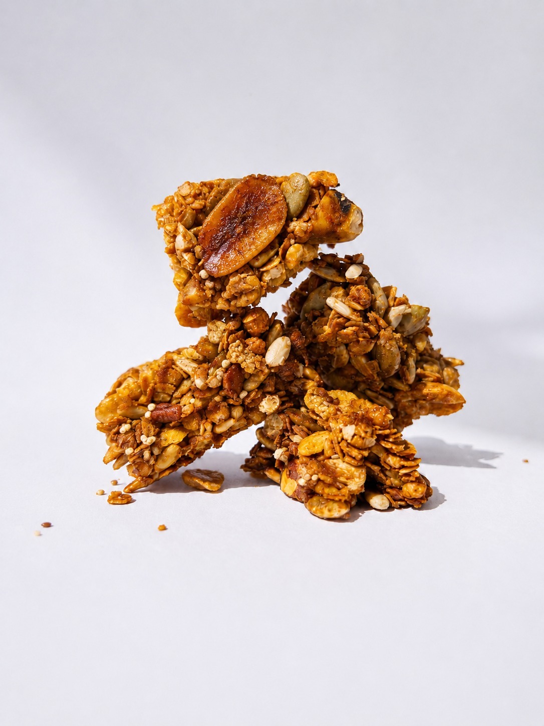 Macro dos clusters de granola
