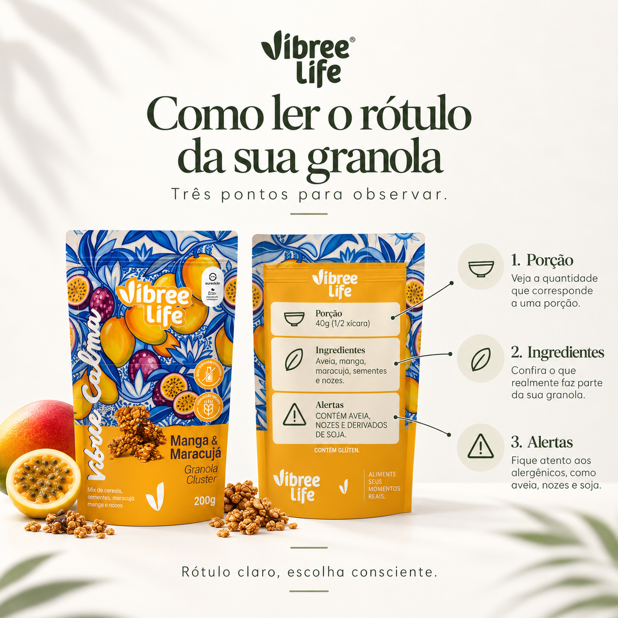 Como ler o rótulo de uma granola (em dois minutos)