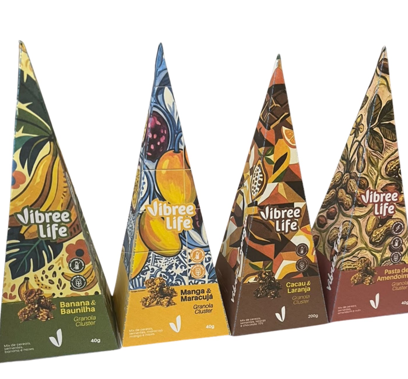 Kit degustação com as quatro pirâmides